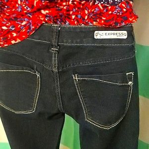 Express flare dark wash Jeans